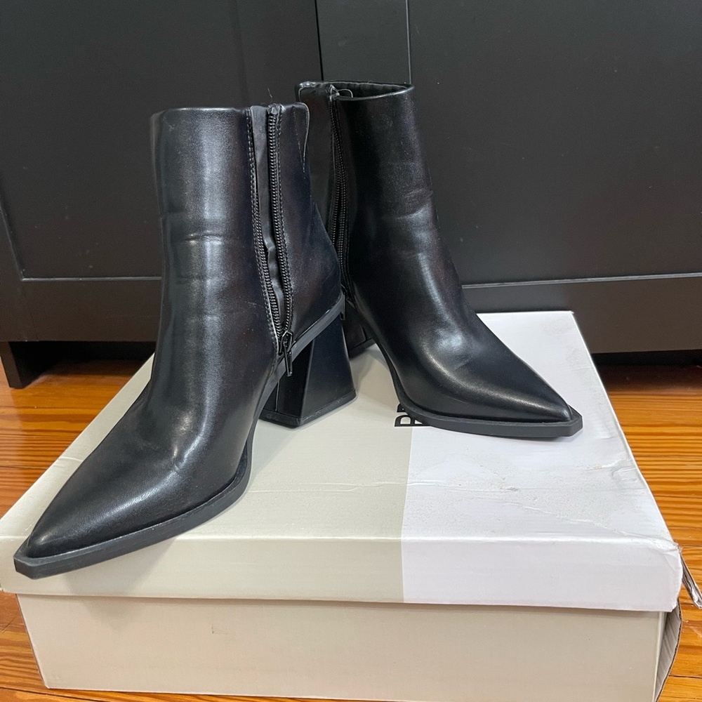 BP Black Heeled Boots